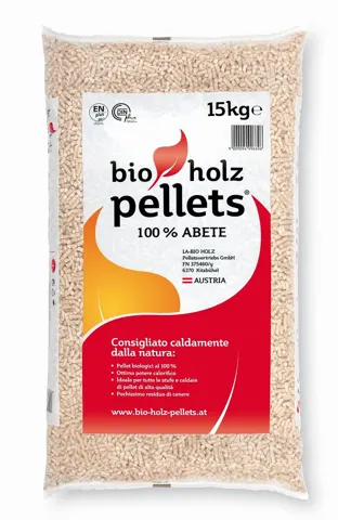 Buchenholzpellets ENplus A1, 1.050 kg Palette (70 × 15 kg), 100 % Buche