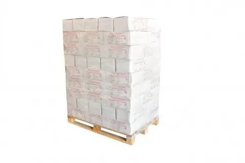Hartholzbriketts Buche/Eiche rund im Karton, 960 kg Palette