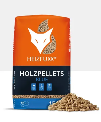 Heizfuxx Holzpellets Red ENplus A1, 975 kg Palette (65 × 15 kg)