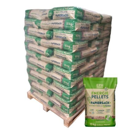 Hoyer Holzpellets ENplus A1, 990 kg Palette (66 × 15 kg), Herkunft Deutschland
