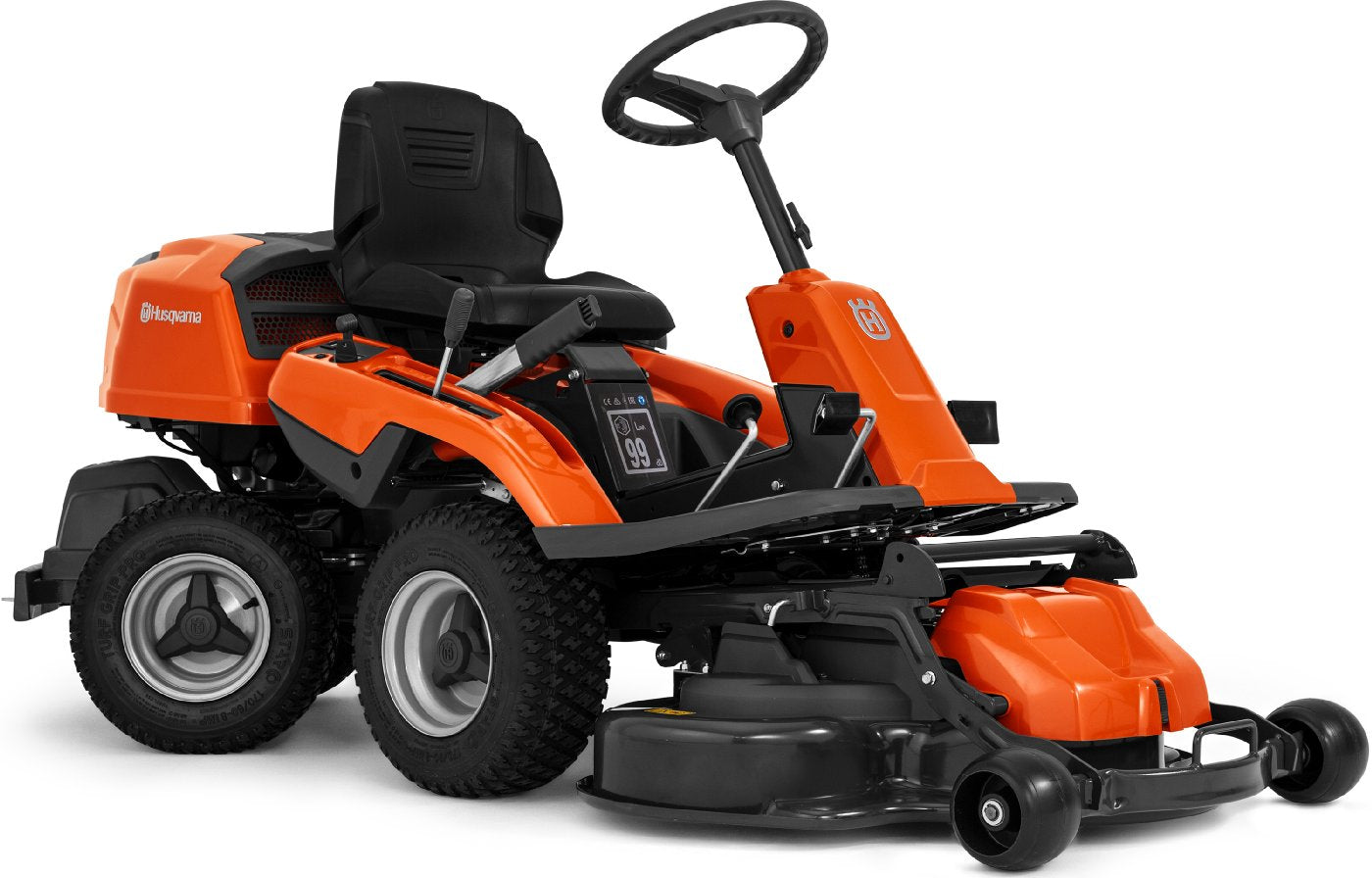 Husqvarna Rider R 214TC mit Zweizylinder und Combi-94-Mähdeck