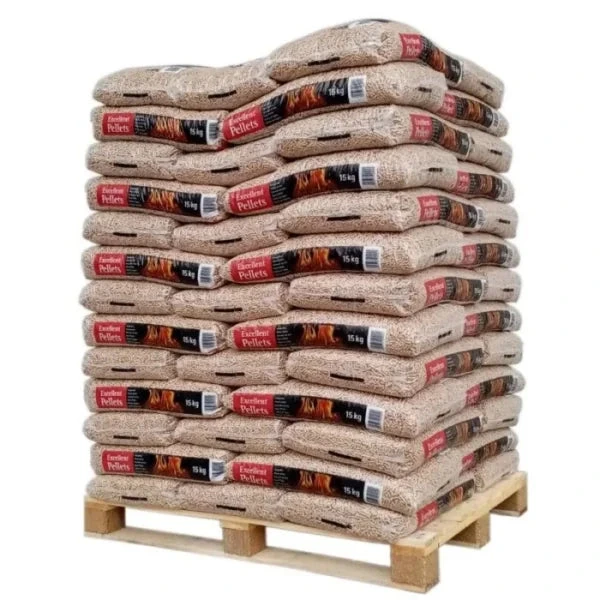 Woodstock Holzpellets ENplus A1, 3.150 kg (3 Paletten, 210 Säcke à 15 kg), Nadelholz