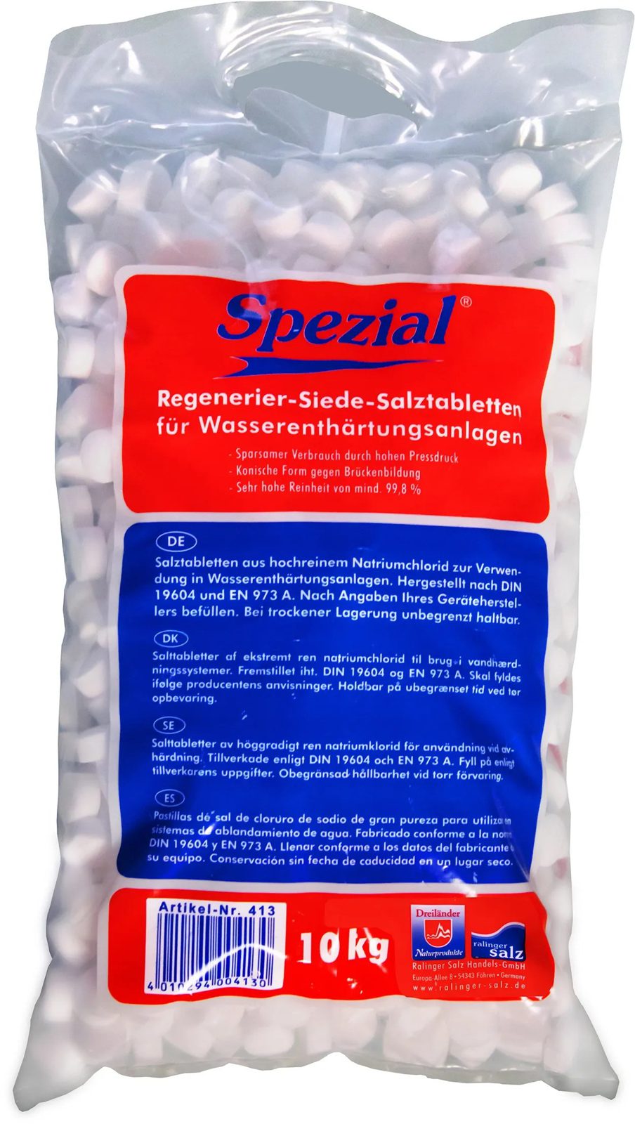 Salztabletten Wasserenthärtung 10 kg